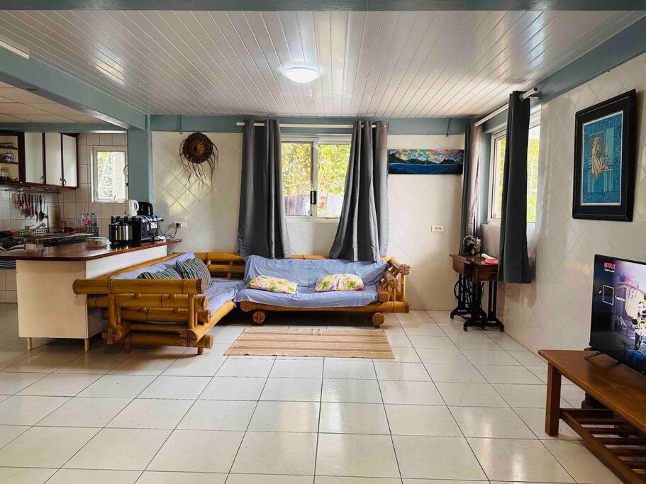 Meri Lodge Huahine Фаре Екстериор снимка